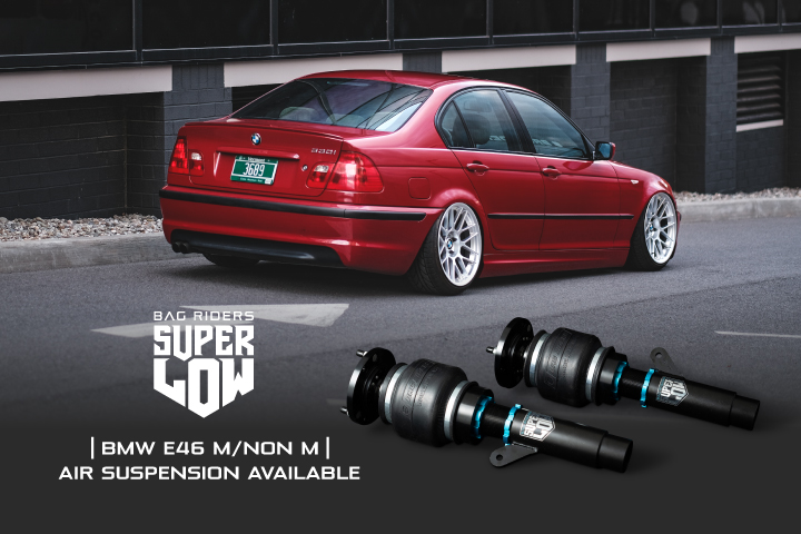 BMW E46 Super Low Air Ride Kit Available Now! 