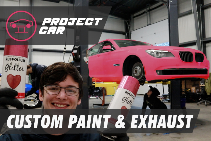 Our BMW 7 Series Gets An Exhaust, Spindles... And Glitter Paint - Video Recap: Bag Riders YouTube Channel 