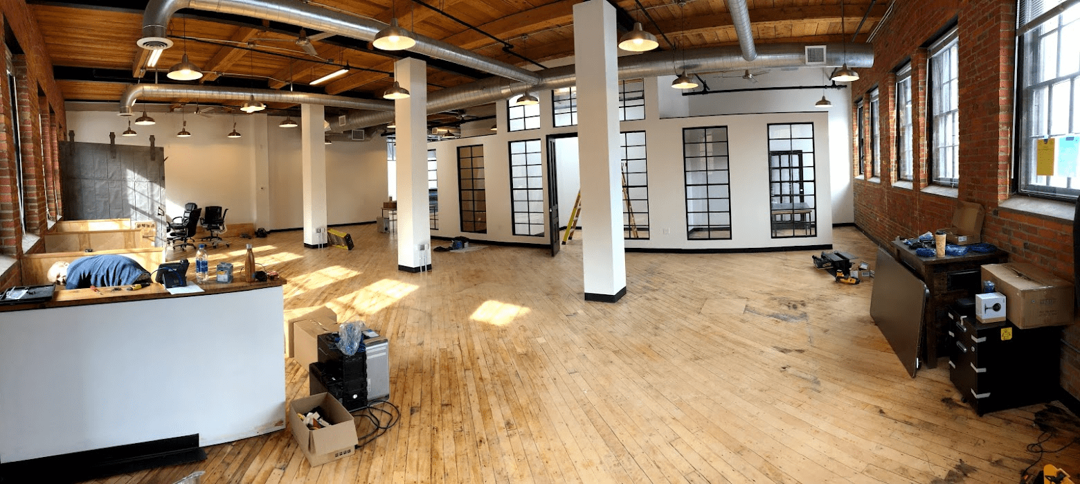 Bag Riders office remodel Burlington