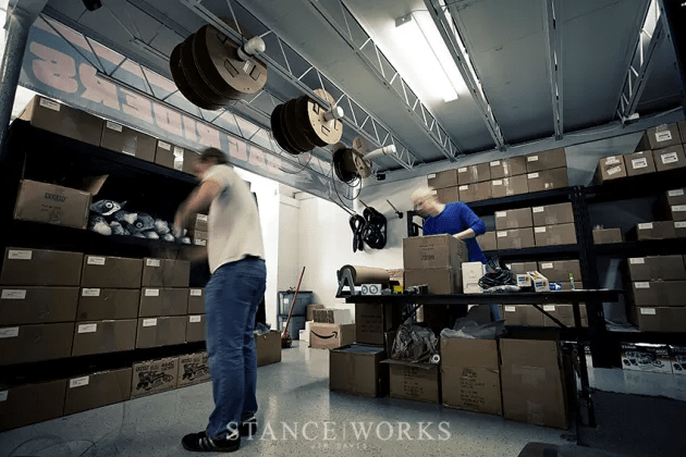 The first Bag Riders warehouse